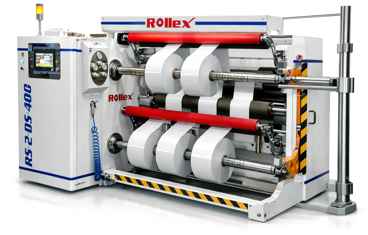 Cantilever Duplex Slitter Rewinding